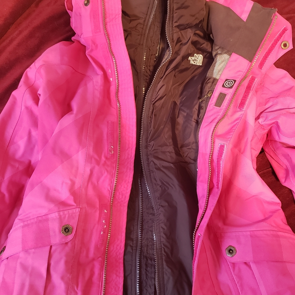 Northface women's winter jacket shell and inner